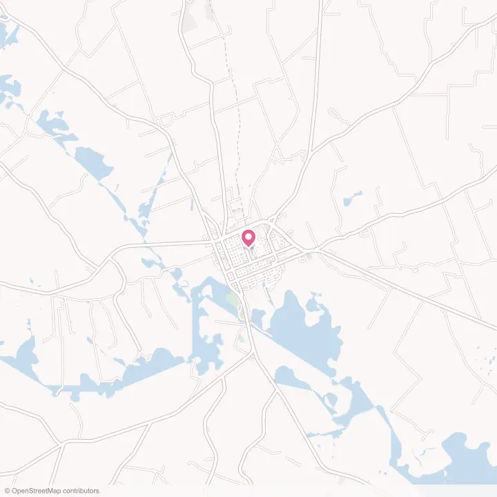 Map of the flower delivery area in Gonzales, Texas