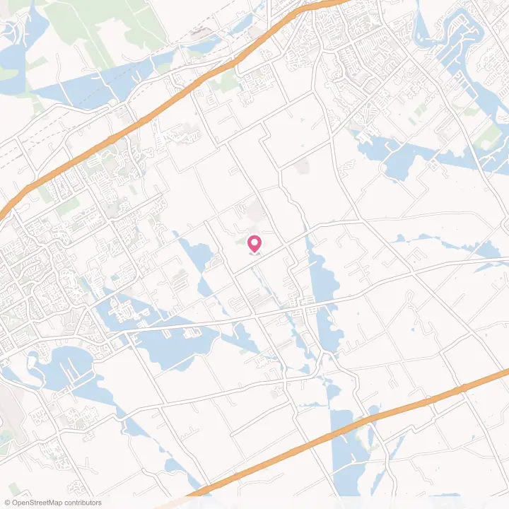 Map of the flower delivery area in Santa Clara, Texas