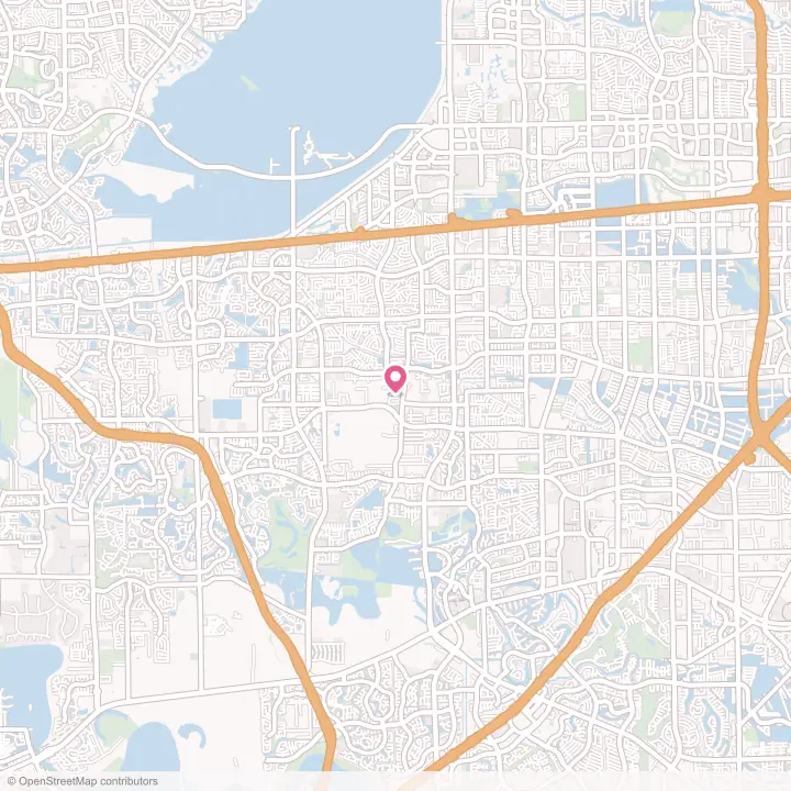 Map of the flower delivery area in Four Corners, Texas