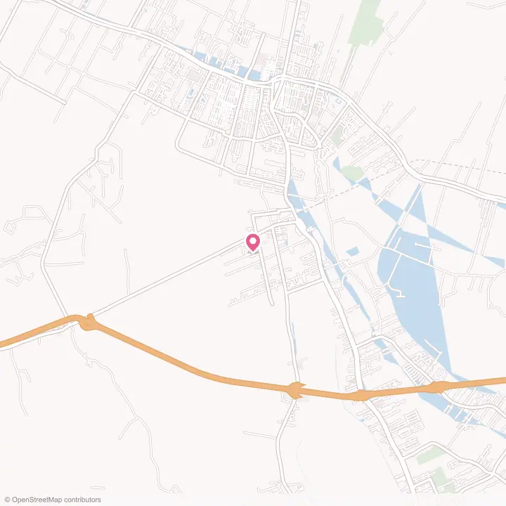 Map of the flower delivery area in Schriever, Louisiana