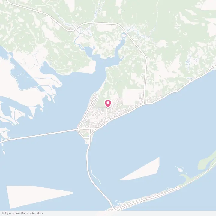Map of the flower delivery area in Eastpoint, Florida