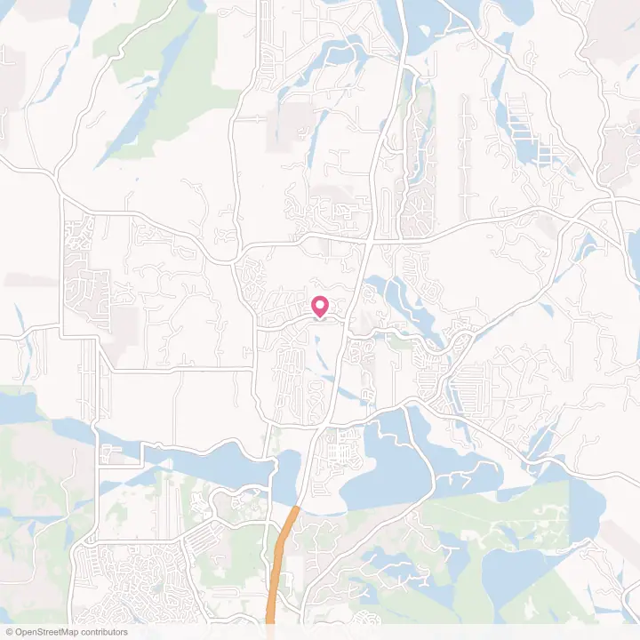 Map of the flower delivery area in Bulverde, Texas