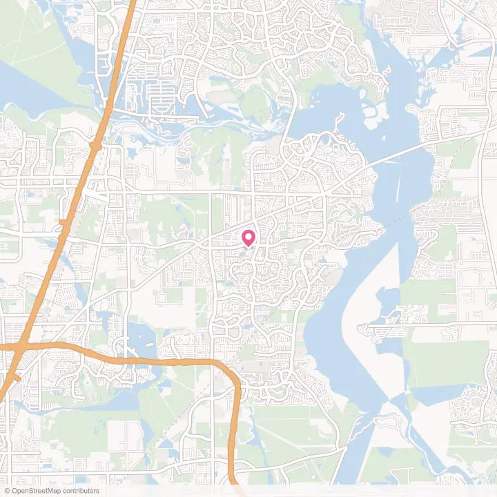 Map of the flower delivery area in Atascocita, Texas