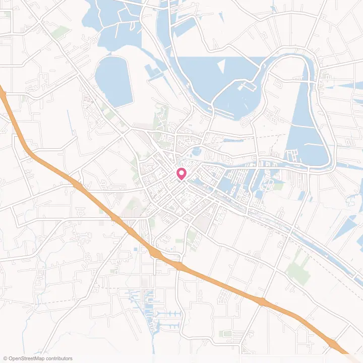 Map of the flower delivery area in New Iberia, Louisiana