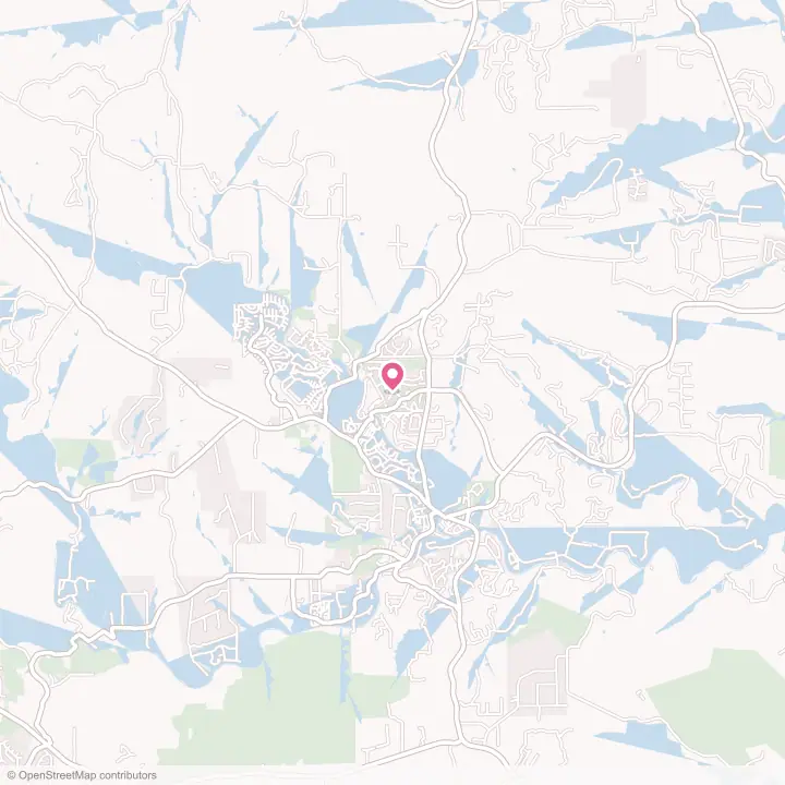 Map of the flower delivery area in Woodcreek, Texas