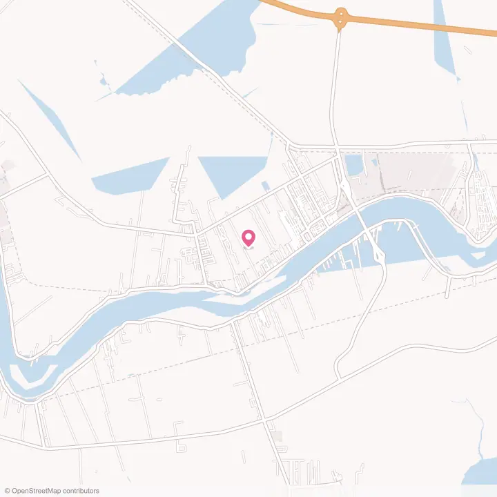 Map of the flower delivery area in Paulina, Louisiana