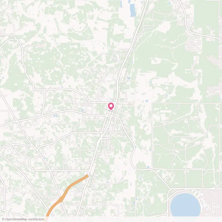 Map of the flower delivery area in Lawtey, Florida