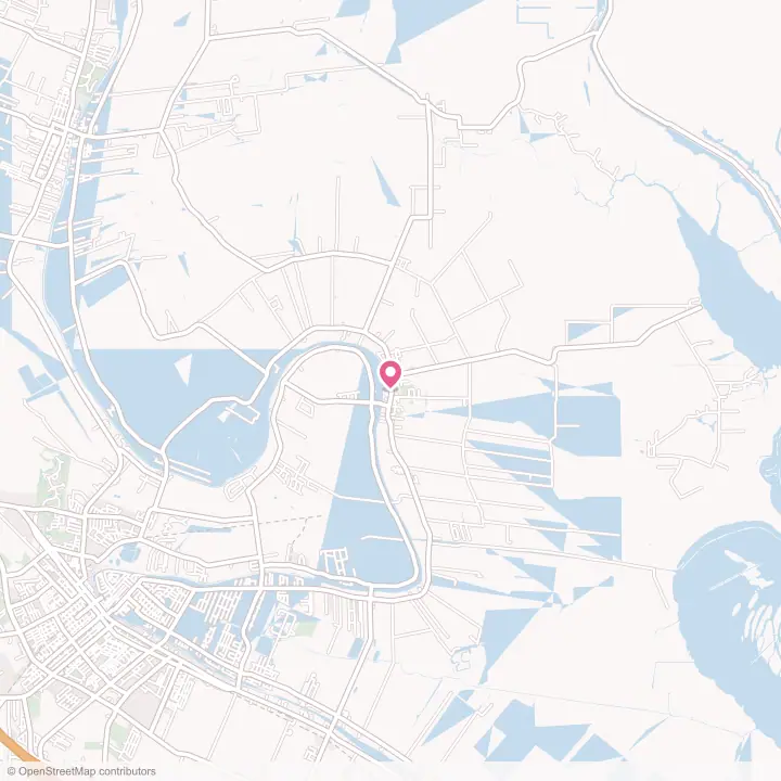 Map of the flower delivery area in Loreauville, Louisiana