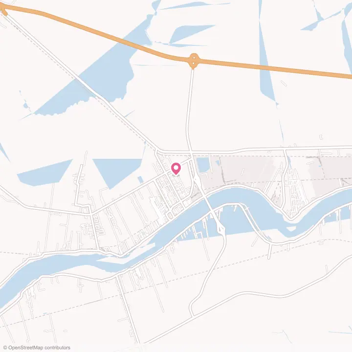 Map of the flower delivery area in Gramercy, Louisiana