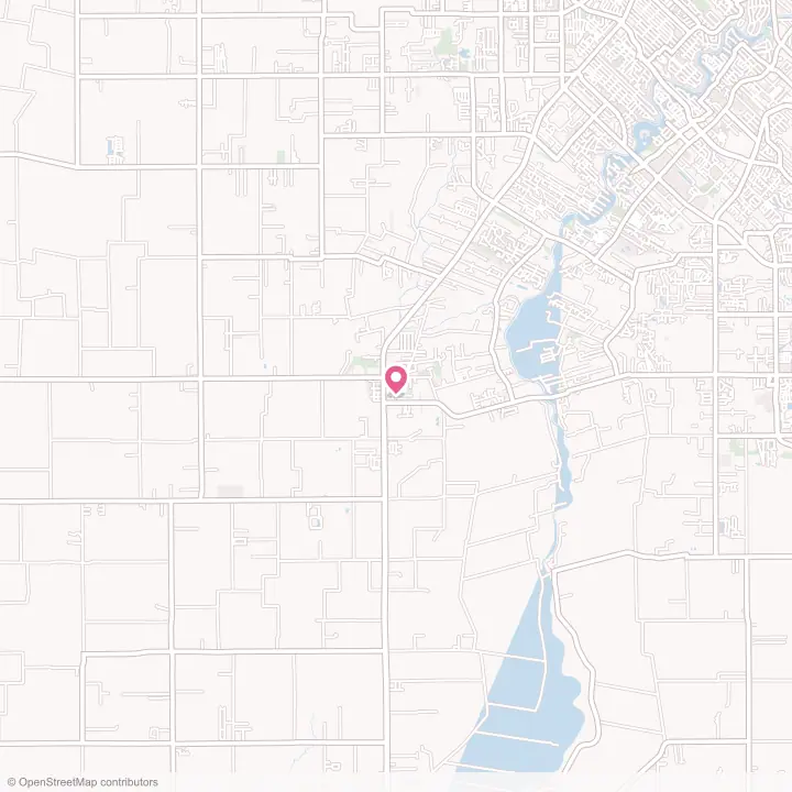 Map of the flower delivery area in Maurice, Louisiana