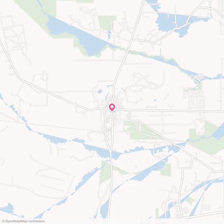 Map of the flower delivery area in Sour Lake, Texas