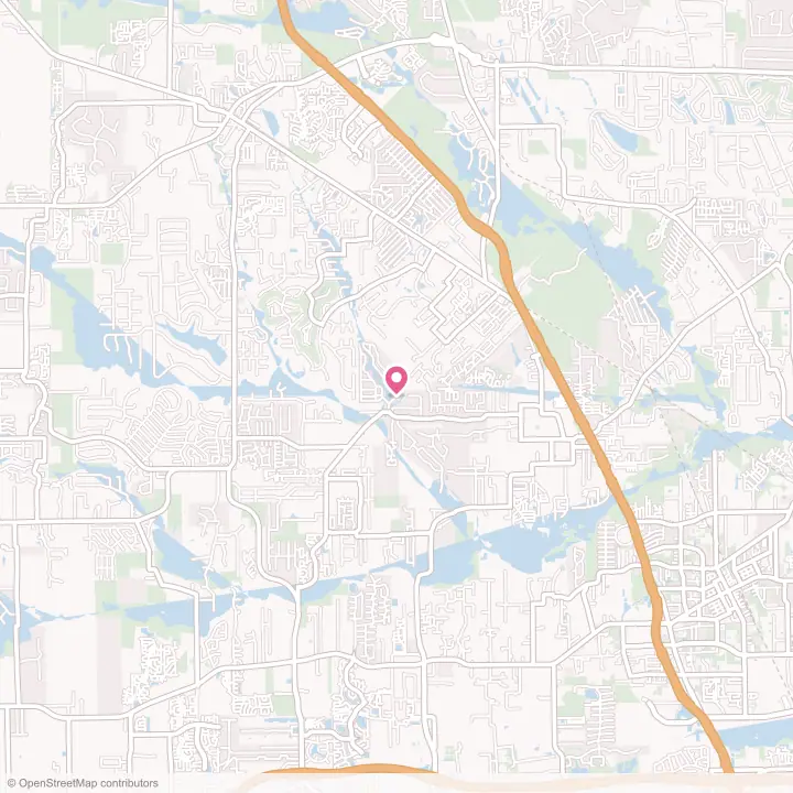 Map of the flower delivery area in Stagecoach, Texas