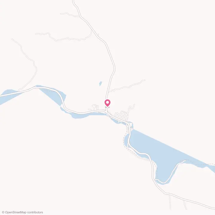 Map of the flower delivery area in Sanderson, Texas