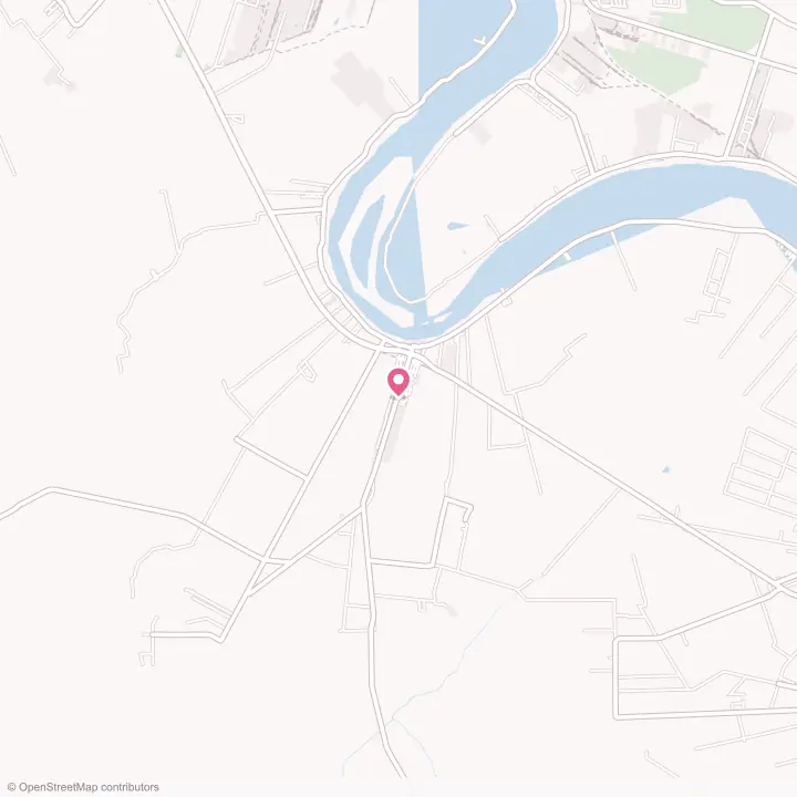 Map of the flower delivery area in White Castle, Louisiana
