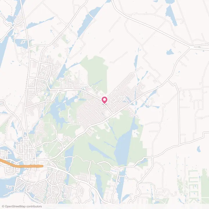 Map of the flower delivery area in Circle D-KC Estates, Texas