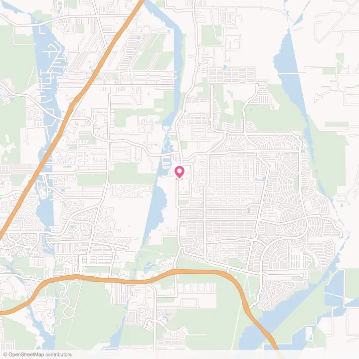 Map of the flower delivery area in Plum Grove, Texas