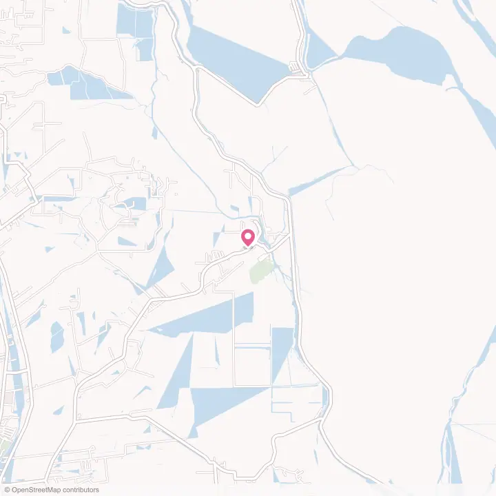 Map of the flower delivery area in Catahoula, Louisiana