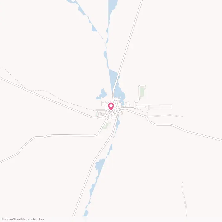 Map of the flower delivery area in Marfa, Texas