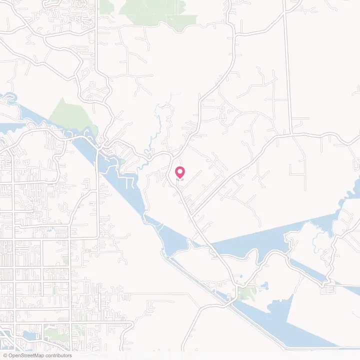 Map of the flower delivery area in French Settlement, Louisiana