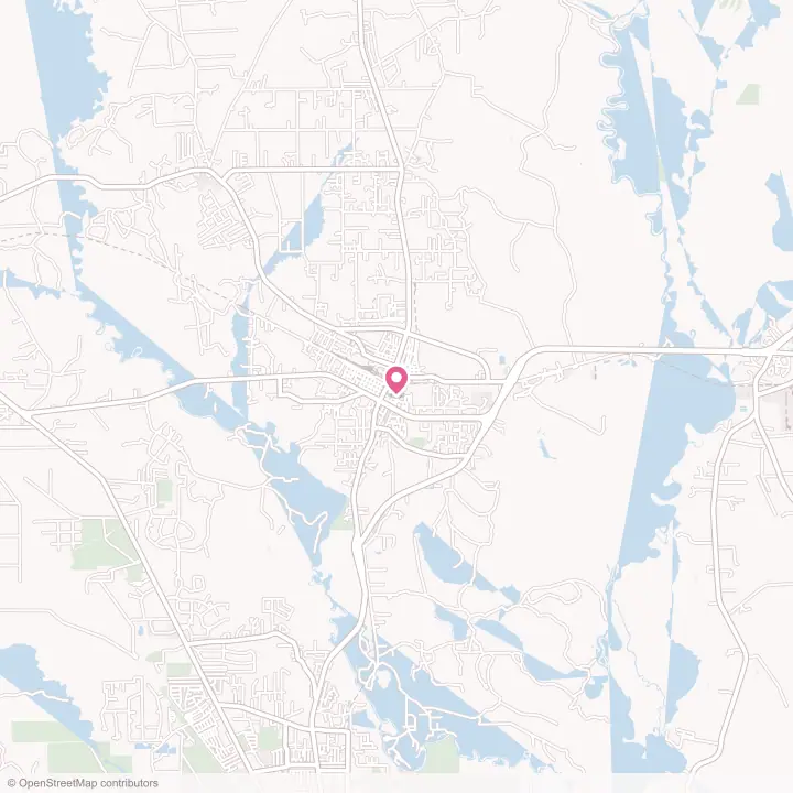 Map of the flower delivery area in Silsbee, Texas