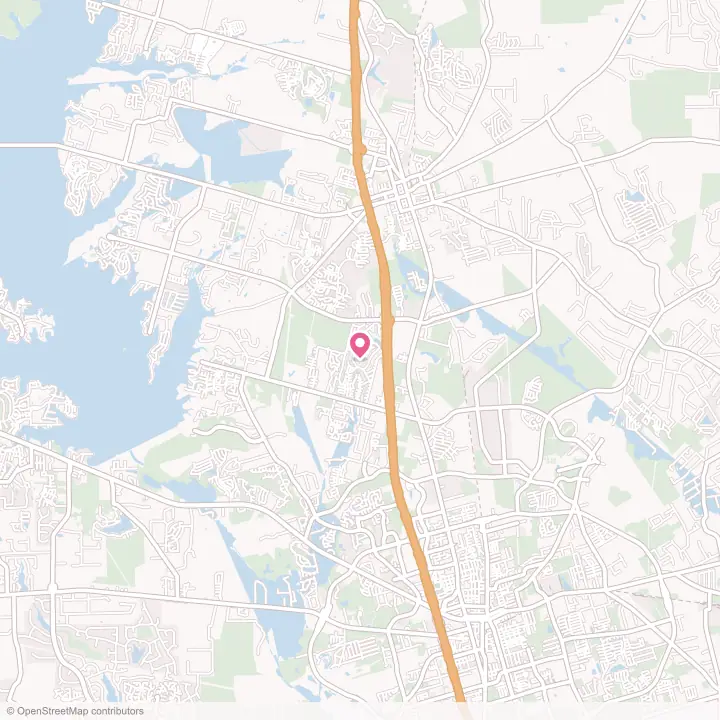Map of the flower delivery area in Panorama Village, Texas