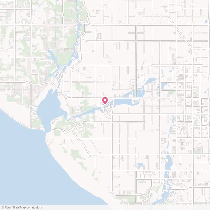 Map of the flower delivery area in Magnolia Springs, Alabama