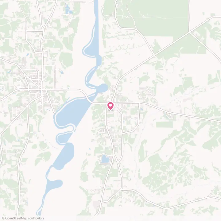 Map of the flower delivery area in Bristol, Florida