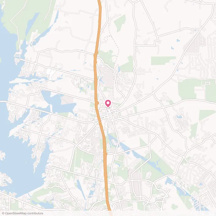 Map of the flower delivery area in Willis, Texas