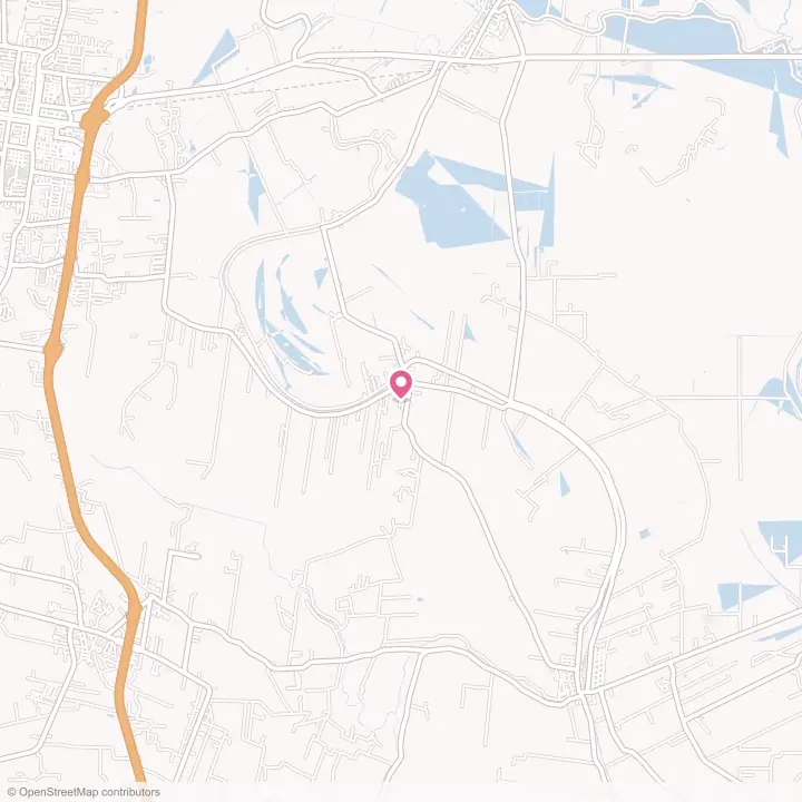 Map of the flower delivery area in Leonville, Louisiana