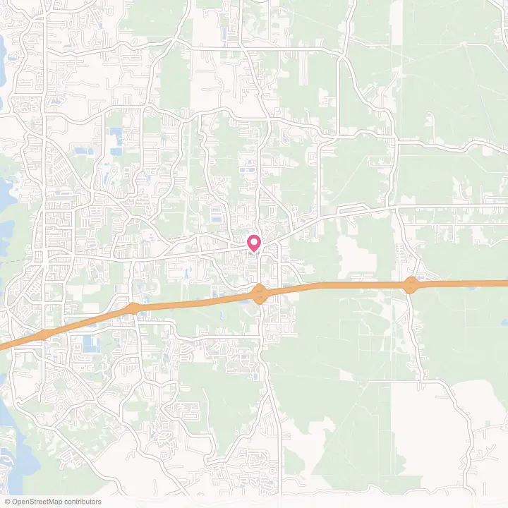 Map of the flower delivery area in Walker, Louisiana