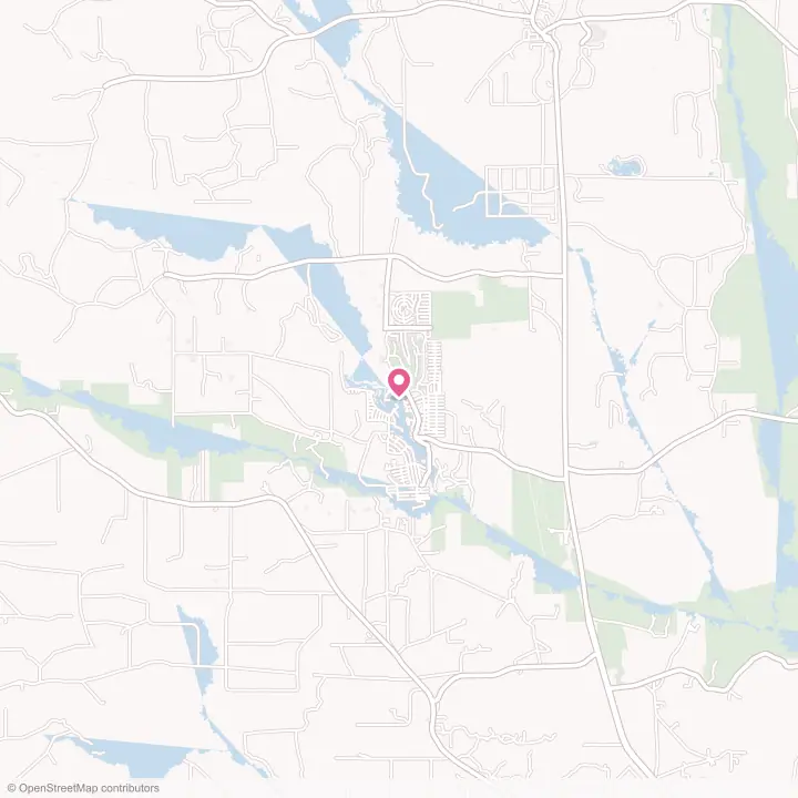 Map of the flower delivery area in Wildwood, Texas