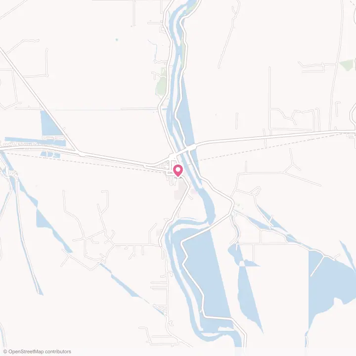 Map of the flower delivery area in Krotz Springs, Louisiana
