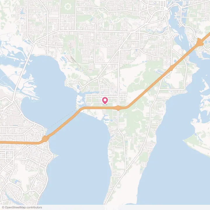 Map of the flower delivery area in Avalon, Florida