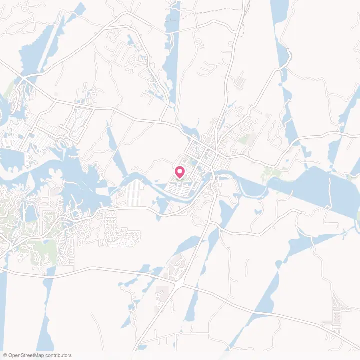 Map of the flower delivery area in Meadowlakes, Texas