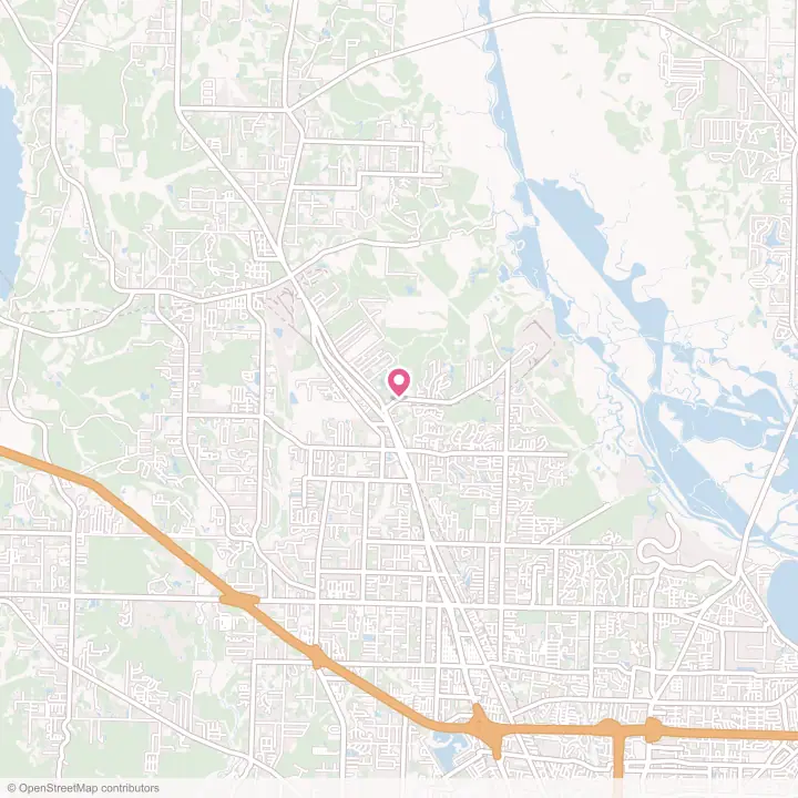 Map of the flower delivery area in Gonzalez, Florida