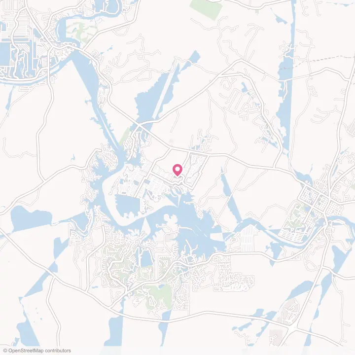 Map of the flower delivery area in Granite Shoals, Texas
