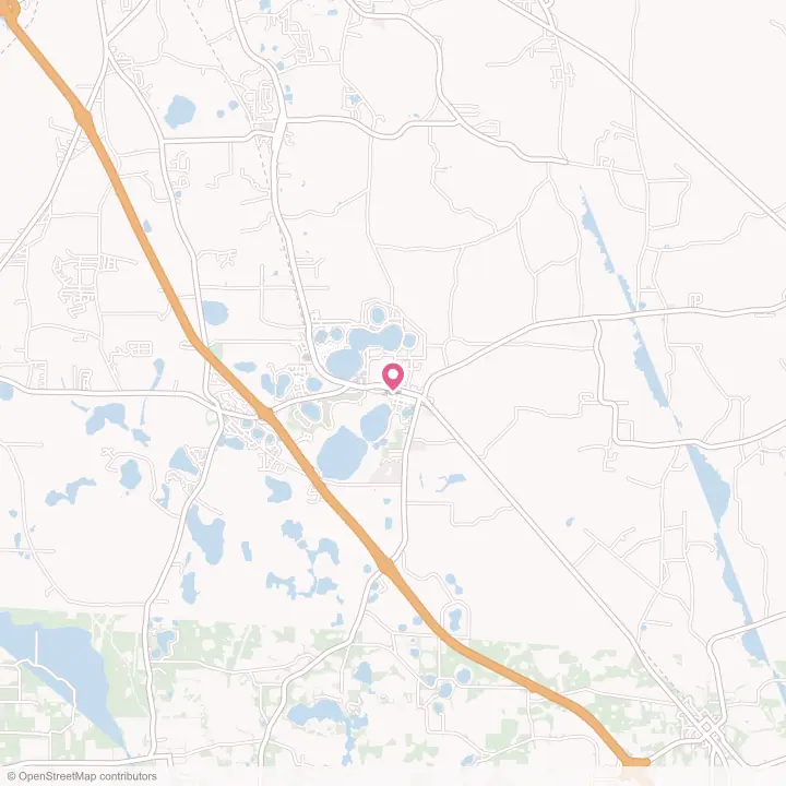 Map of the flower delivery area in Lake Park, Georgia