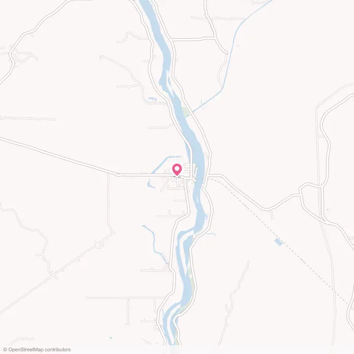 Map of the flower delivery area in Melville, Louisiana