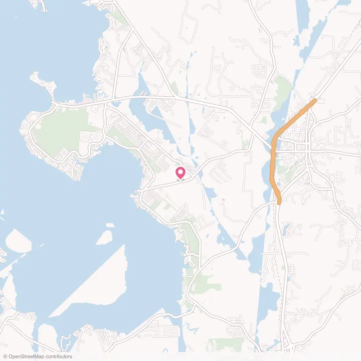 Map of the flower delivery area in West Livingston, Texas