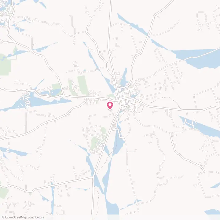 Map of the flower delivery area in Burnet, Texas
