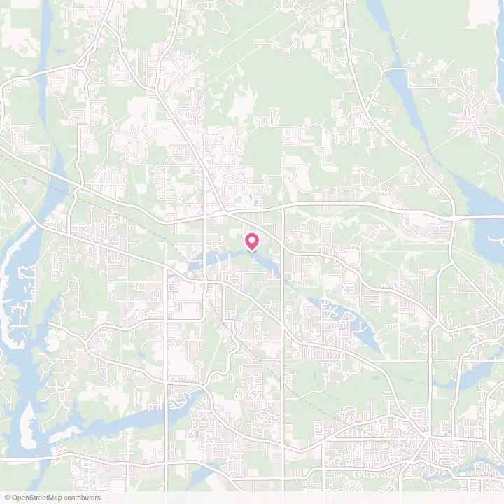 Map of the flower delivery area in Semmes, Alabama