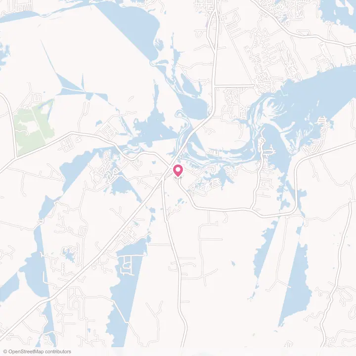 Map of the flower delivery area in Riverside, Texas