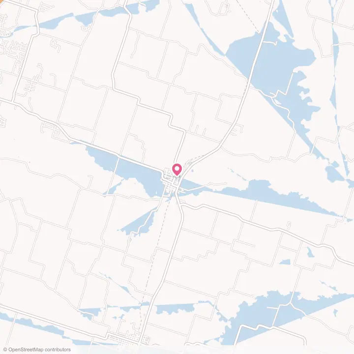 Map of the flower delivery area in Holland, Texas