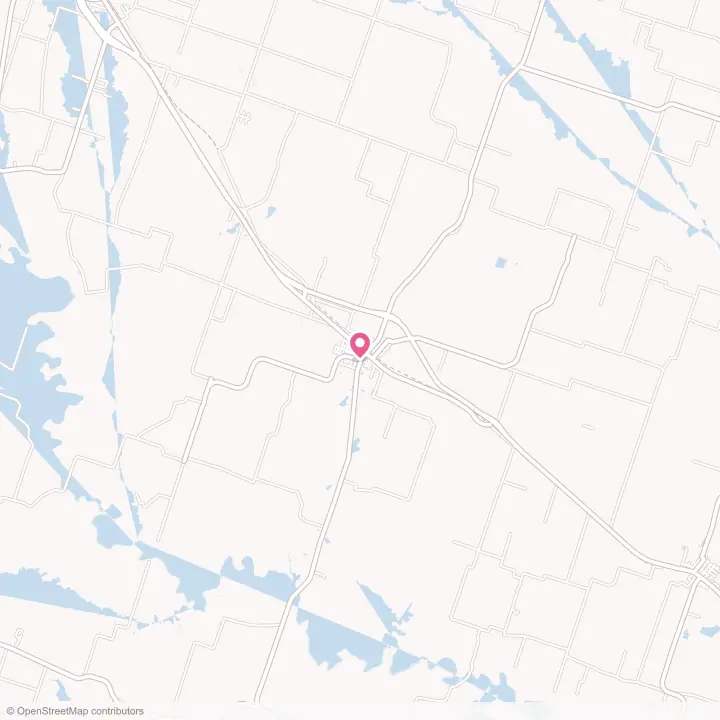 Map of the flower delivery area in Rogers, Texas