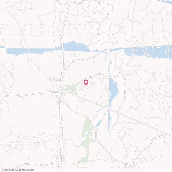 Map of the flower delivery area in Pleasant Hill, Texas