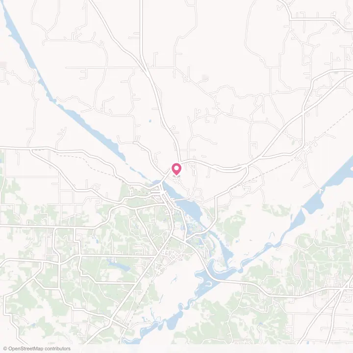 Map of the flower delivery area in Flomaton, Alabama