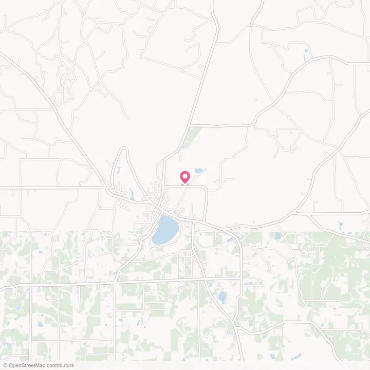 Map of the flower delivery area in Florala, Alabama