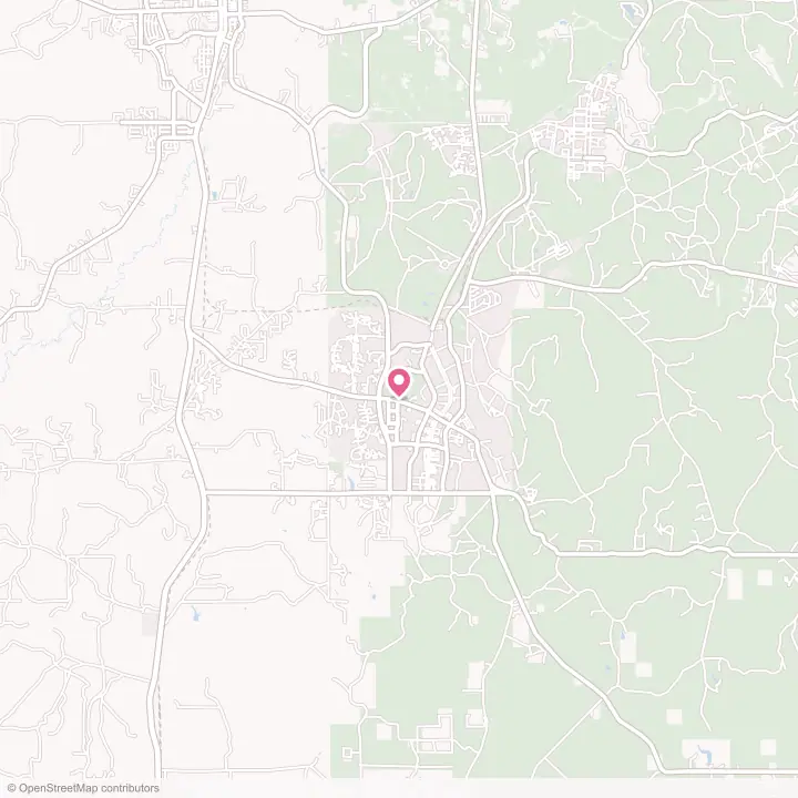 Map of the flower delivery area in Fort Polk South, Louisiana