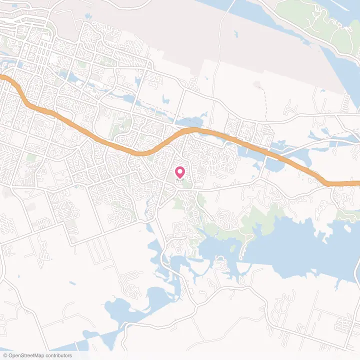 Map of the flower delivery area in Harker Heights, Texas