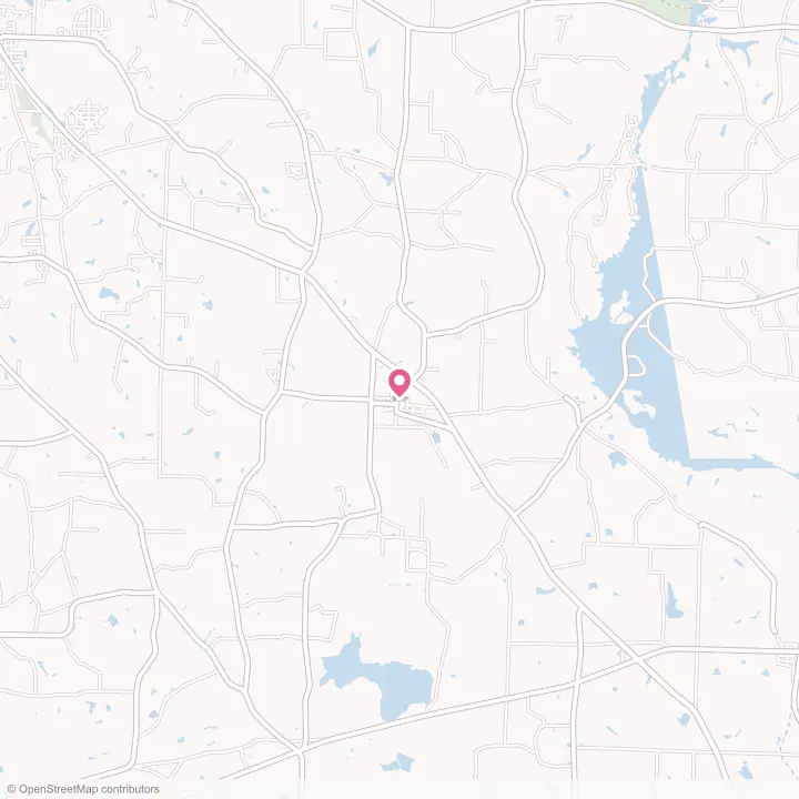 Map of the flower delivery area in Berlin, Georgia
